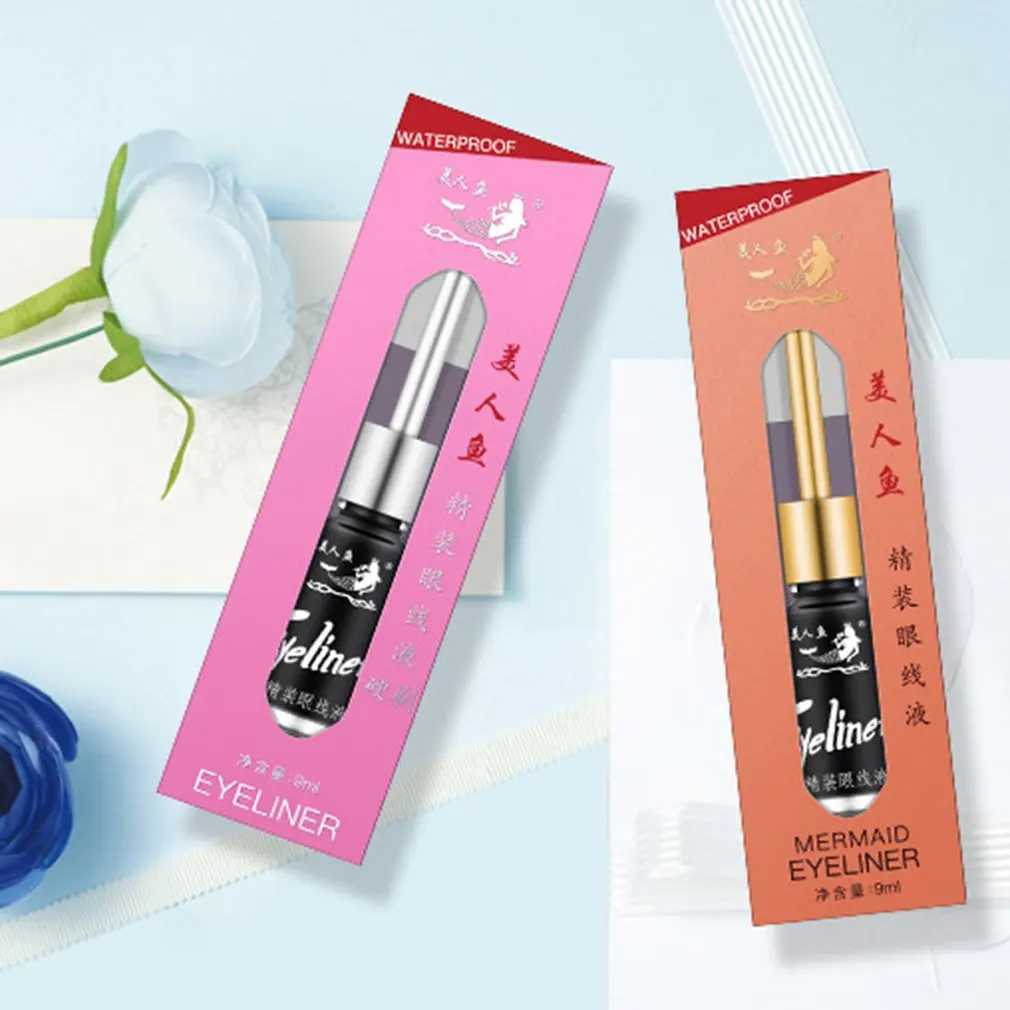 

Liquid Eyeliner Long-lasting Waterproof Sweatproof Non-Smudged Soft Head Charming Eyes Makeup Tool Eyes Beauty