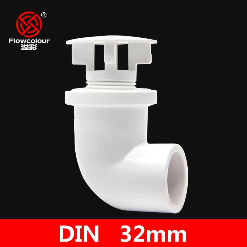 

Flowcolour UPVC 32mm Elbow Force Drain Coupling Water Pipe Fittings Tube Adapter Home Garden Drip Irrigation Fittings