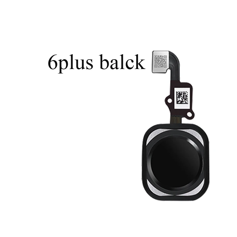 for 6 6s plus black Aokin 1 шт. кнопка Home с гибким кабелем для iphone 5 5C 5S 6 6plus 6s Plus 7 7plus Кнопка Home Flex в сборе для iphone 6s - Цвет: for 6 6s plus black