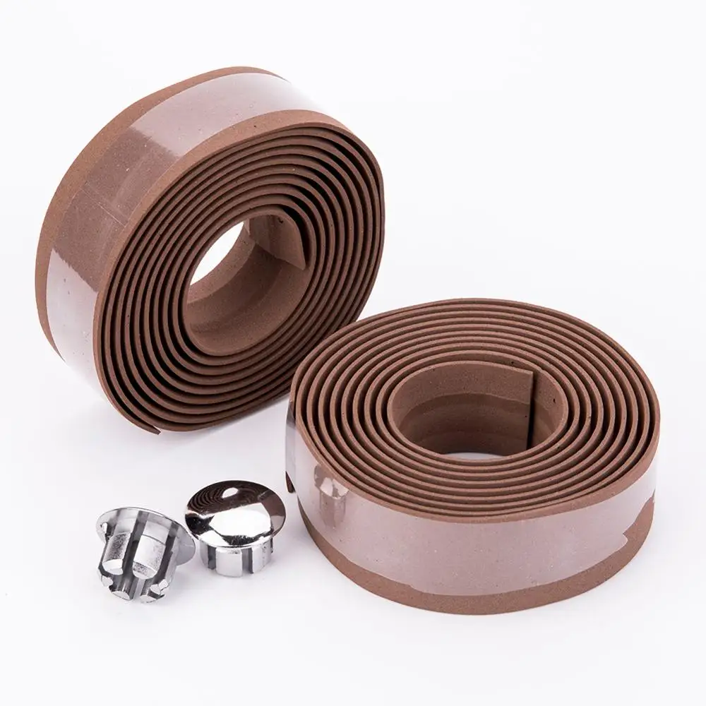 Лента для руля велосипеда однотонная нескользящая резиновая амортизирующая