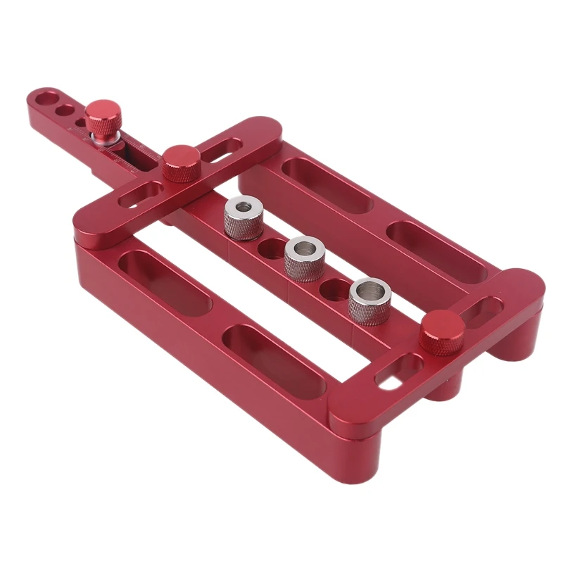

Self Centering Doweling Jig Woodworking Joinery Hole Drill Guide Positioner Locator Tool M17E