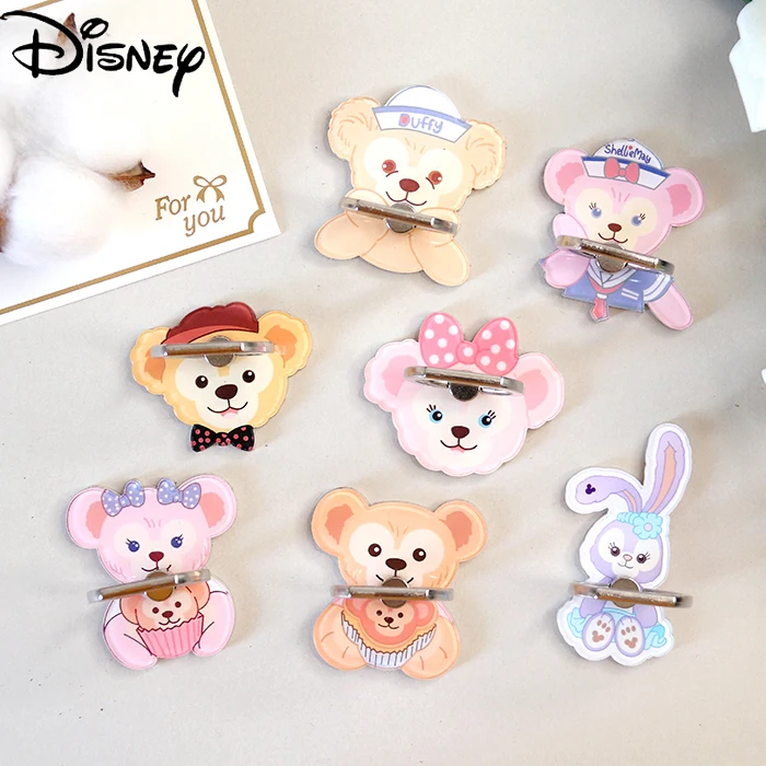 

Disney Shirley Duffy bear cartoon cute girl metal ring mobile phone stand ring buckle creative stand