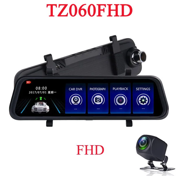 WHEXUNE 4G Android 8,1 Автомобильный видеорегистратор Камера ADAS Mirror Drive recorder dvr gps навигатор Авто FHD 1080P wifi видео регистратор - Название цвета: TZ060HD