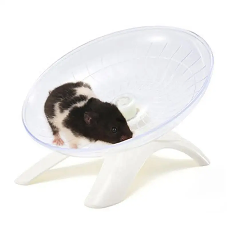 

Hamster Flying Saucer Silent Pet Exercise Running Wheel Cage Guinea Pig Running Disc Toy Small Animals Hamster Accessories
