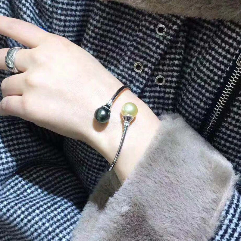 2 шт./лот двойная жемчужная подвеска для женщин DIY жемчужный браслет компоненты