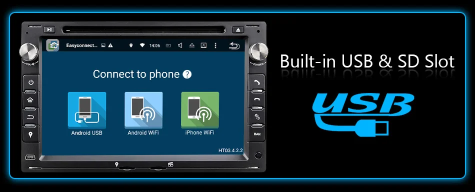 Eunavi Восьмиядерный 4 Гб ОЗУ 2 din Android 9,0 7 ''автомобильный DVD gps Navi для VW Glof Bora Passat Mk5 Golf Mk4 Polo сиденье Jetta