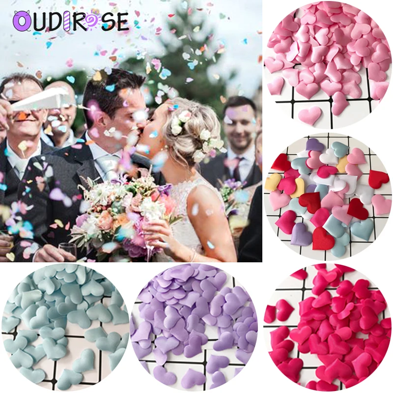 Любовь губка в форме сердца лепесток для свадьбы декоративные ручной работы