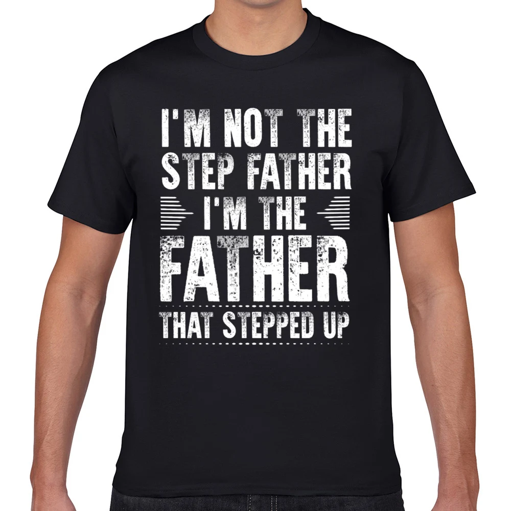 

Футболка мужская с надписью «im not the step father im the father that Funny», короткий топ в стиле Харадзюку, размеры XXXL