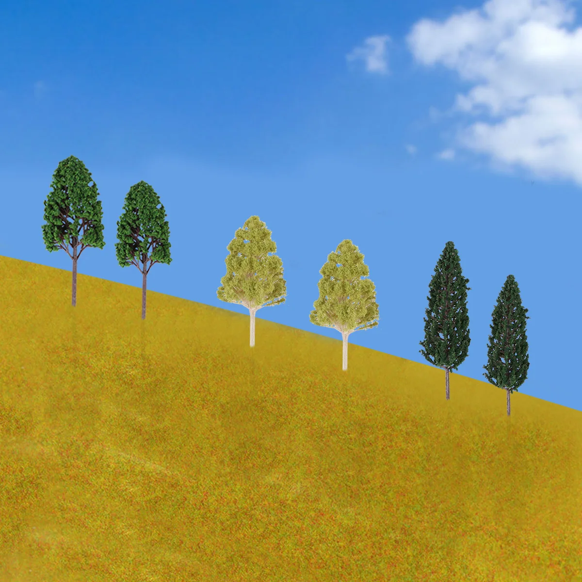 27 шт Мини Набор деревьев пейзажи архитектурный пейзаж модель | Спорт и