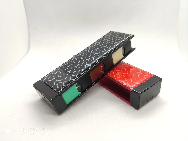 Универсальный совместимый для JUUL Зарядка для электронной сигареты fit Vape ручка комплект JUUL00 мобильная зарядка стручки футляр для хранения 1100 мАч