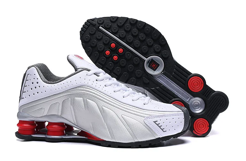 Мужские кроссовки, новинка, дизайнерские мужские кроссовки Shox R4, роскошные кроссовки NZ, тройные черные белые уличные спортивные кроссовки - Цвет: 27