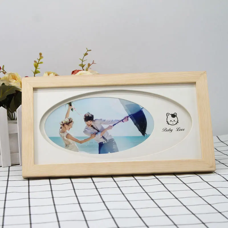 1 шт. цельная деревянная креативная комбинационная рамка Детская Свадебная