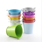 Металлическое мини-ведро, 9 цветов, конфеты, искусственные цветы, для девичника, для девичвечерние, для вечеринки, Настольные горшечные растения, горшки