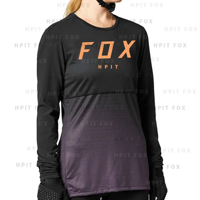 

2021 women's motorcycle mountain bike team downhill jersey MTB hpit DH fxr bike motorcycle shirt mountain jersey