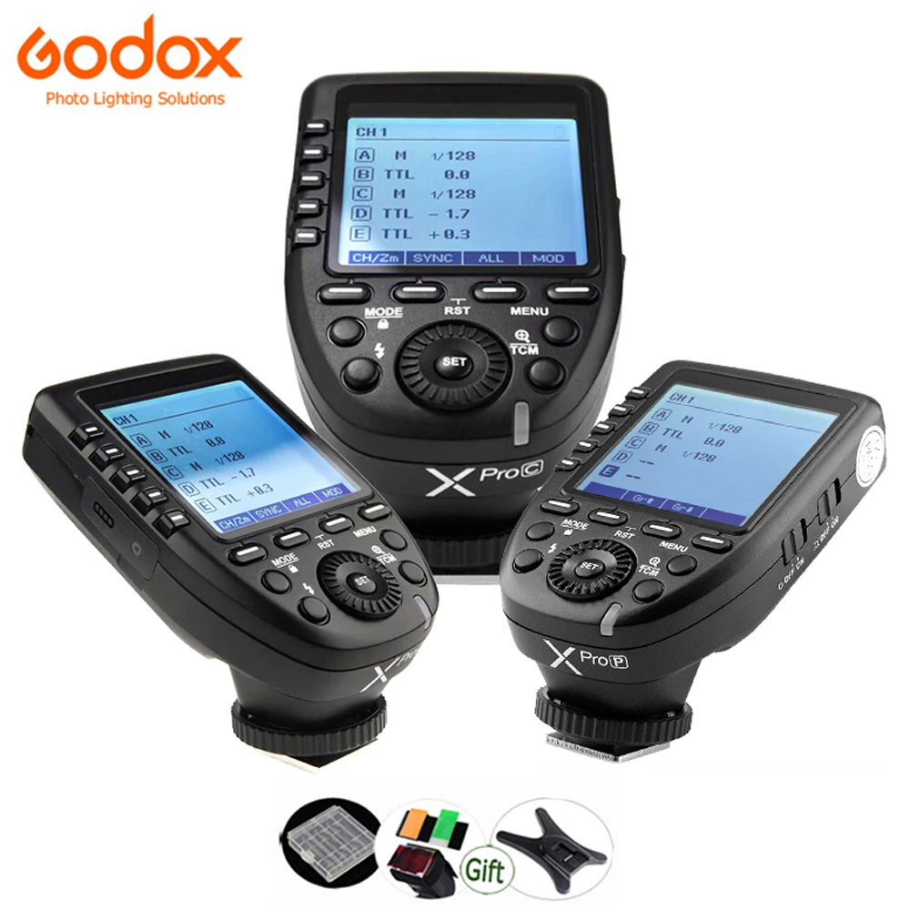 Godox XPro C N S O F P TTL передатчик 2 4G HSS Flash Trigger для Canon Nikon Sony Olympus Fuji Pentax|Пульты и триггеры|