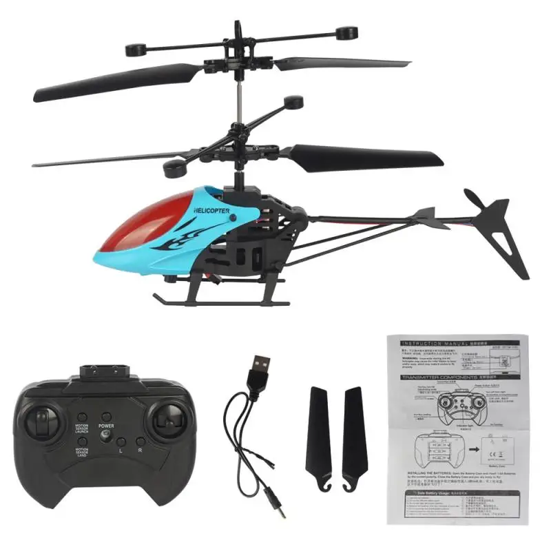 2 5ch Мини Инфракрасный RC вертолет 4G светящийся индукционный самолет игрушка дети