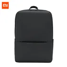 Дорожный деловой рюкзак Xiaomi с 3 карманами, большие отделения на молнии, рюкзак из полиэстера, 15,6 дюймов, сумка для компьютера