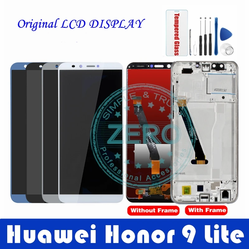 Оригинальный ЖК дисплей с рамкой для Huawei Honor 9 Lite 10 сенсорных экранов дигитайзер