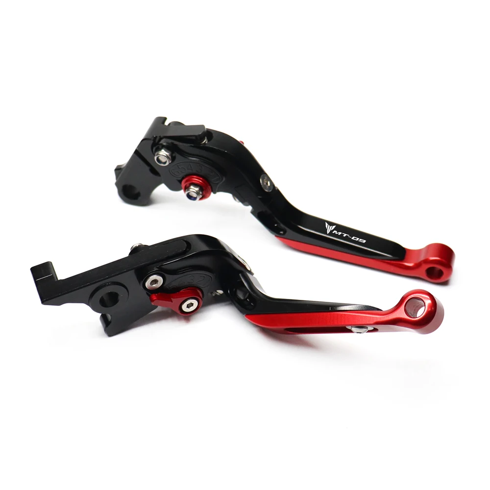 

Рычаг тормоза, сцепления, для YAMAHA MT-09 MT09 SP Tracer FZ-09 2014-2020 15 17 18, черный + красный, складной, выдвижной, с логотипом мотоцикла MT-09