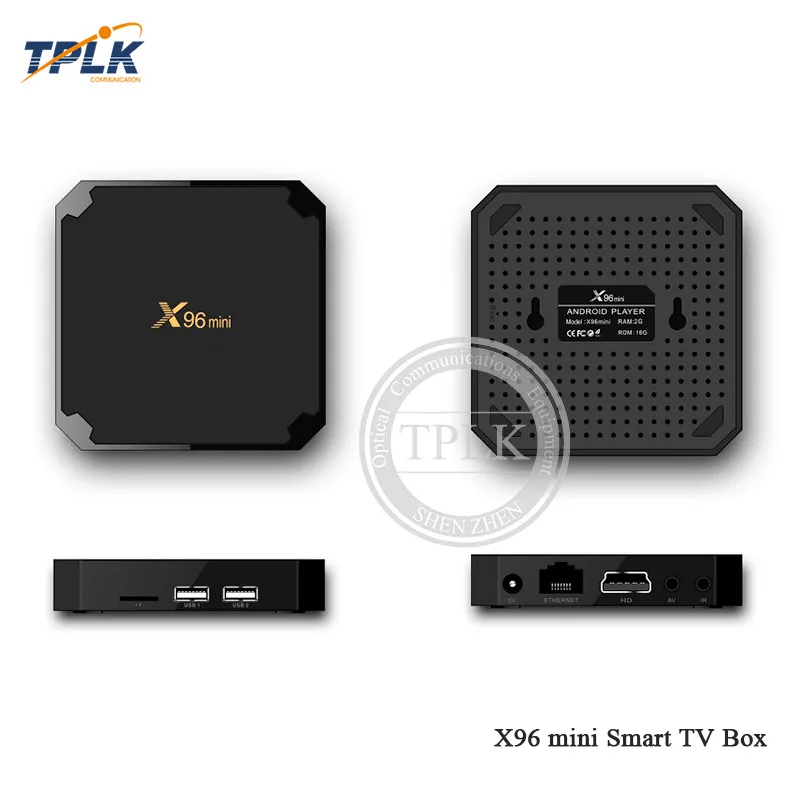 Горячая X96 Мини ТВ приставка на базе Android Box MINI X96 Android 7,1 Smart tv Box 2 ГБ 16 ГБ и 1 ГБ 8 ГБ S905W четырехъядерный 2,4 ГГц WiFi телеприставка