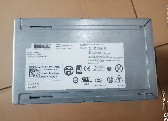 100% Оригинальный блок питания для диагностического сервера женский W299G D875E001L J556T