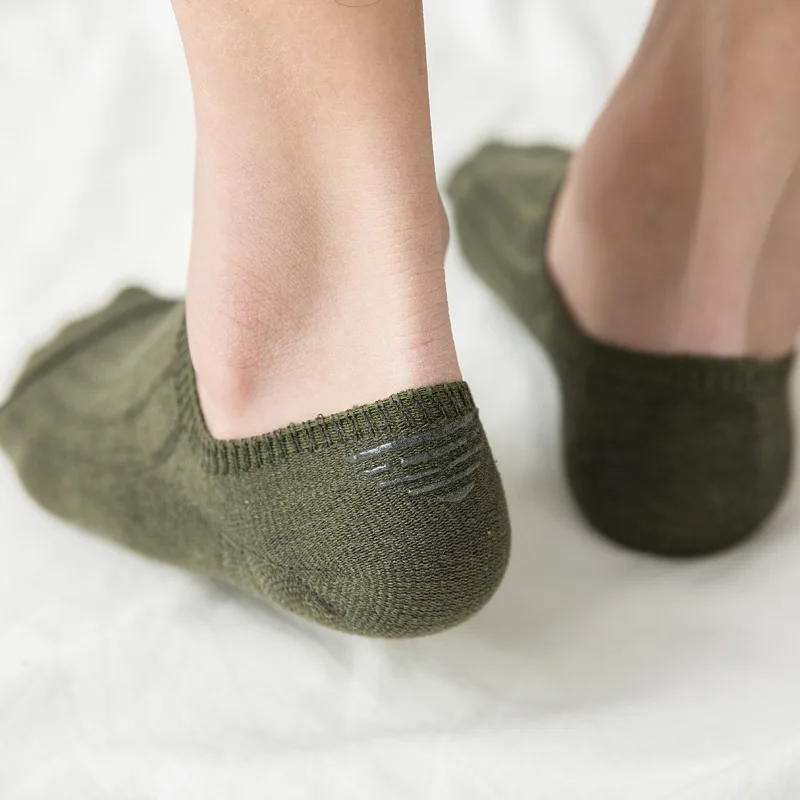 Носки мужские компрессионные Нескользящие силиконовые невидимые до щиколотки