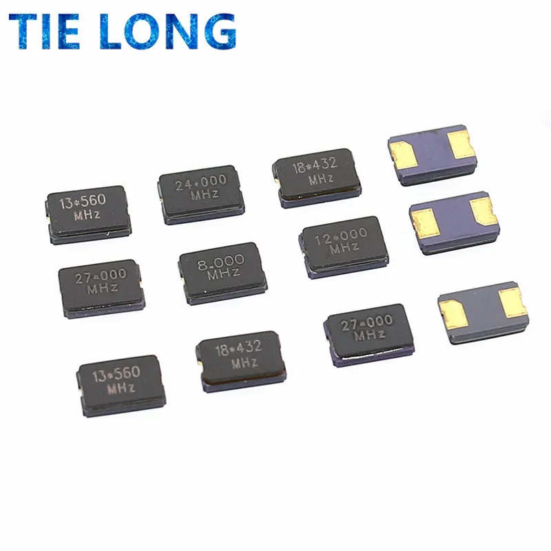 10 шт. 8 МГц 11 0592 12 13 56 16 000 20 24 2 контакта 5032 smd Кварцевый резонатор кристально новый -