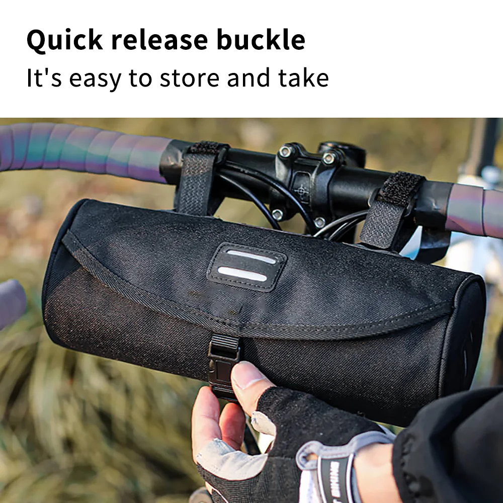 Задняя велосипедная сумка для руля велосипеда водонепроницаемая вместительная