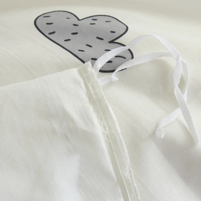 Пододеяльник с мультяшным рисунком покрывало из чистого хлопка животного