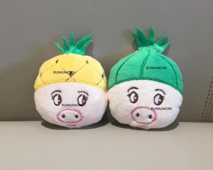 1x random 5cm Все брелки плюшевые игрушки, новогодний подарок 4-16 см прибл. Плюшевые игрушки свиньи куклы - Цвет: 1x random 5cm