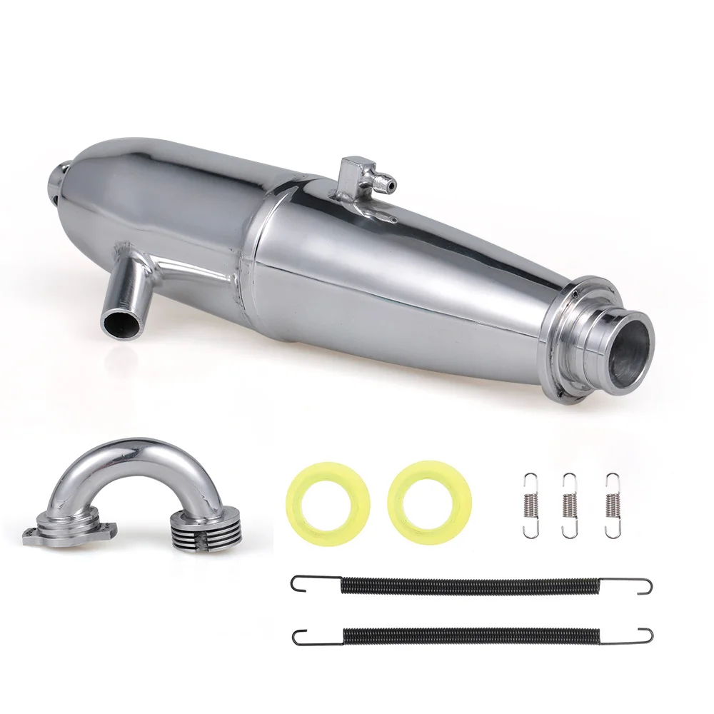 RC выхлопная труба выхлопной трубы для HSP HPI Redcat 1/8 нитро автомобиль BQ004 SH GO 21/28