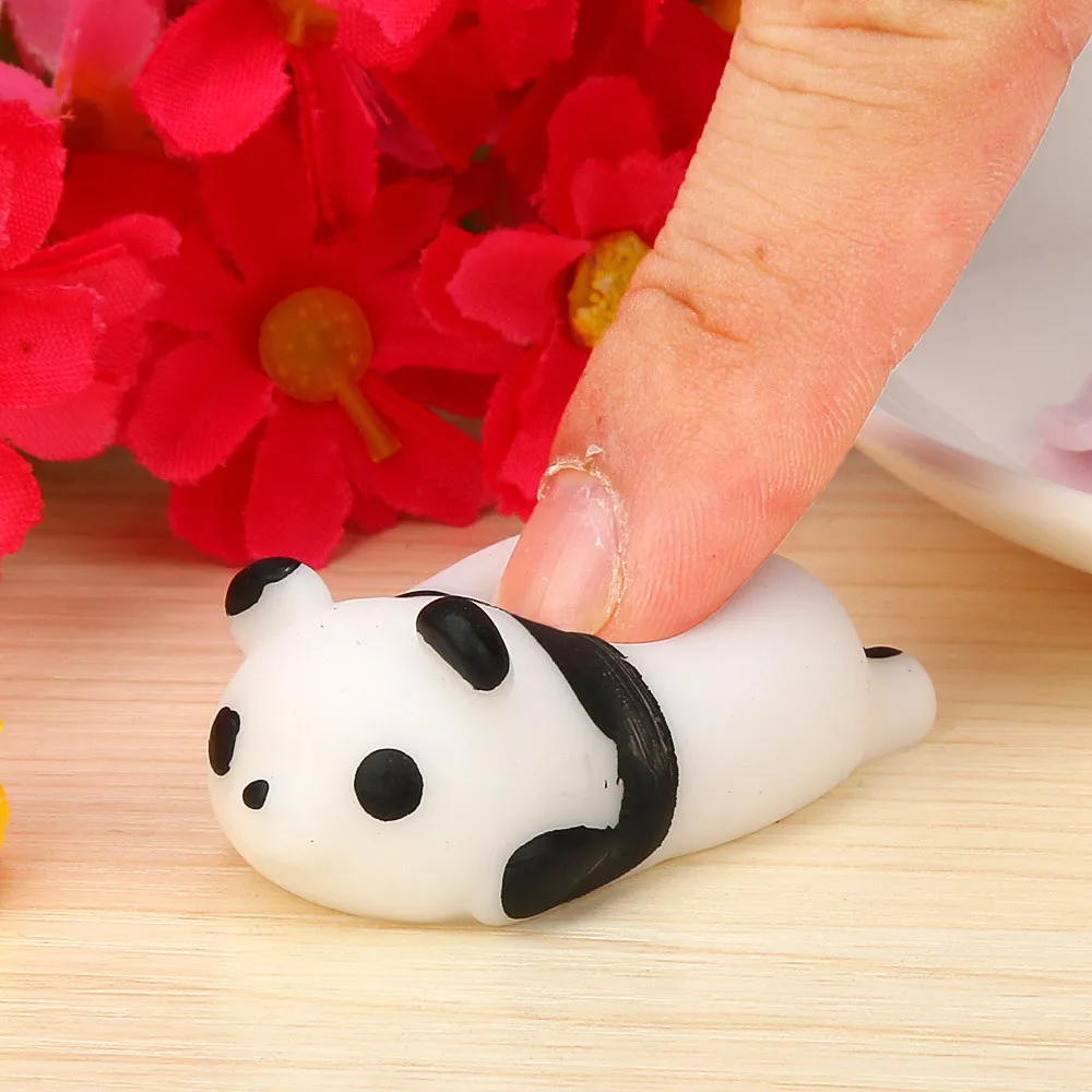 

TPR Doll Cute Panda Sichuan, China Charmingly naive Toy Mochi Squeeze Healing Fun Kids Kawaii Toy Stress Reliever Decompression