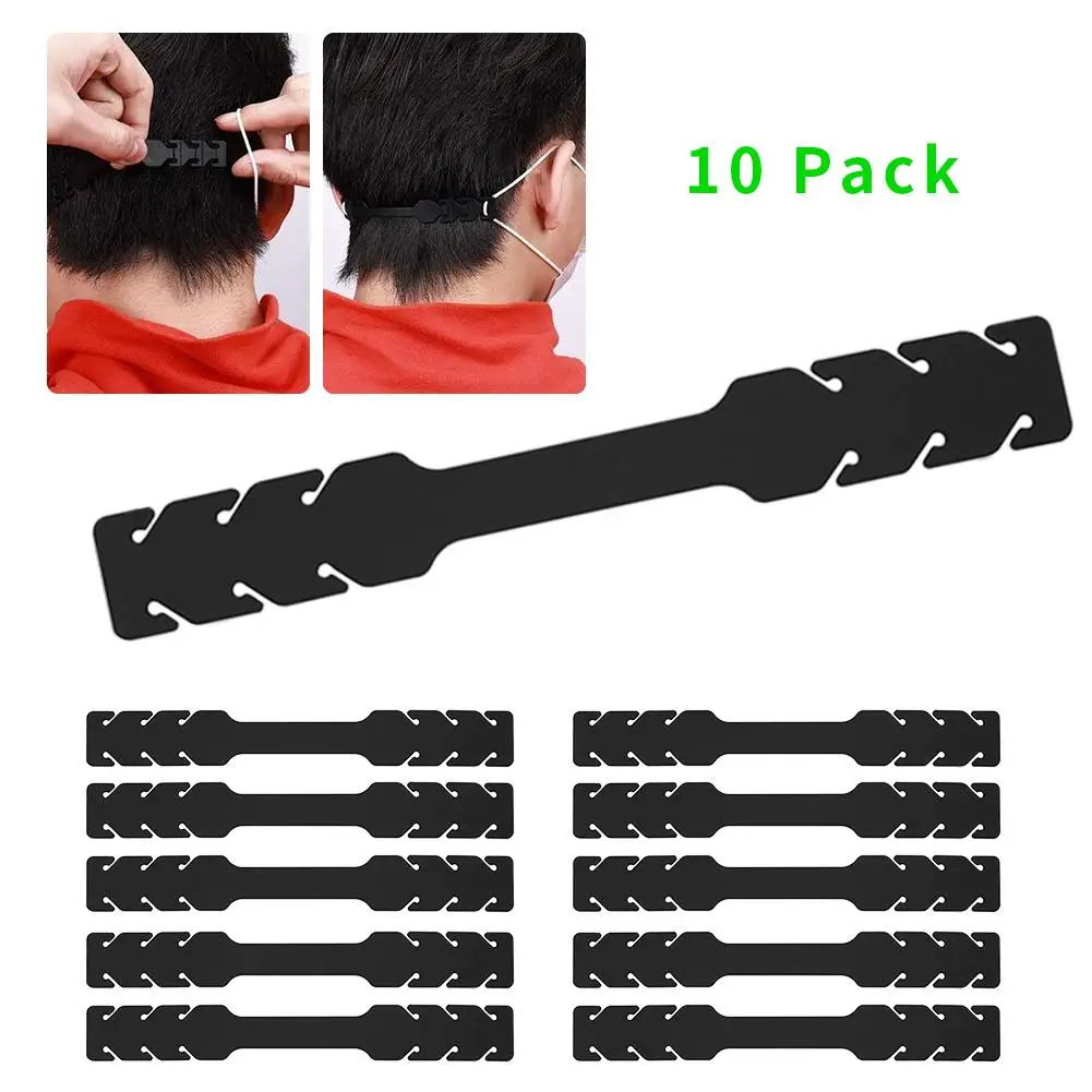 

10PCS Face Cover Strap Extender Anti-tightening Protect Ear Break Away Pain Relive Ear Savers Accessories Facemask Hook Up Masks