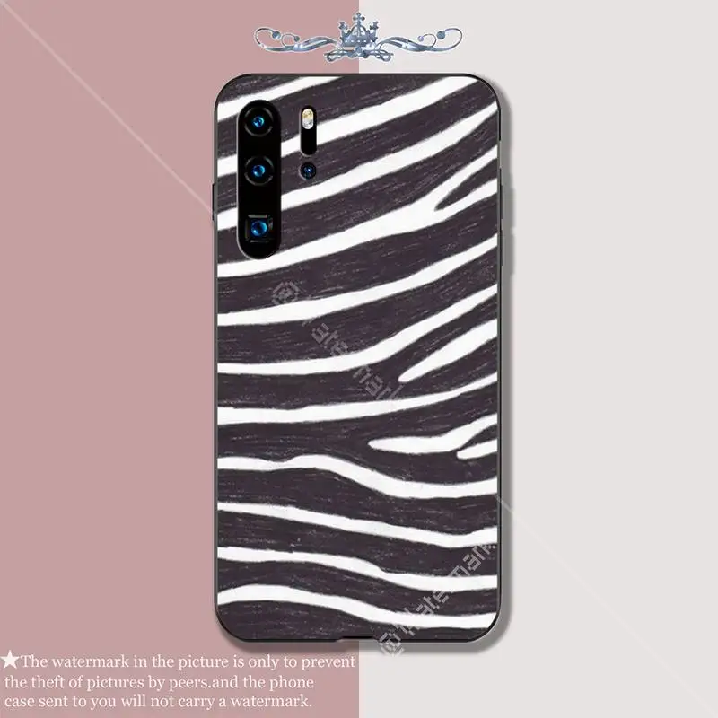 

Maiya Zebra Stripe Luxury Phone Case Coque For Huawei P20 P30 P40 Lite P20 P30 P40 Pro P Smart Z 2019 Cases Fundas