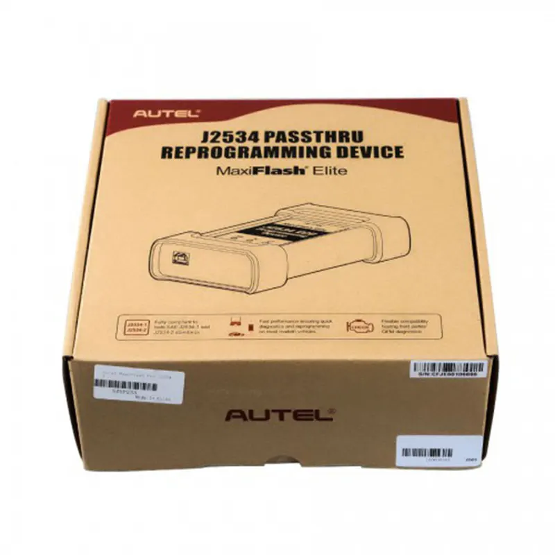 Инструмент программирования Autel MaxiFlash Pro J2534 ECU работает с Maxisys 908/908P