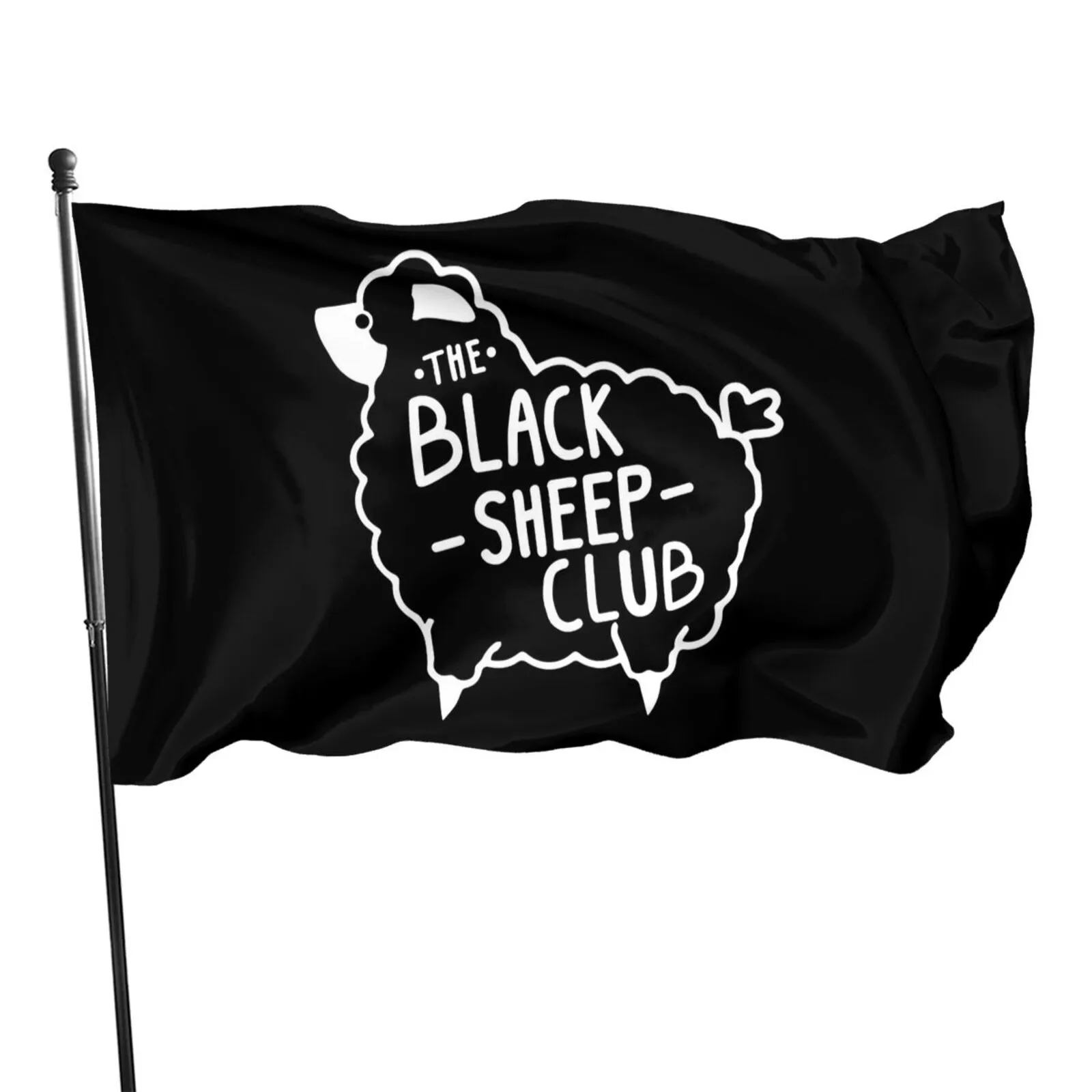 

Hot Sale 3d Printing Customization The Black Sheep Club Flag