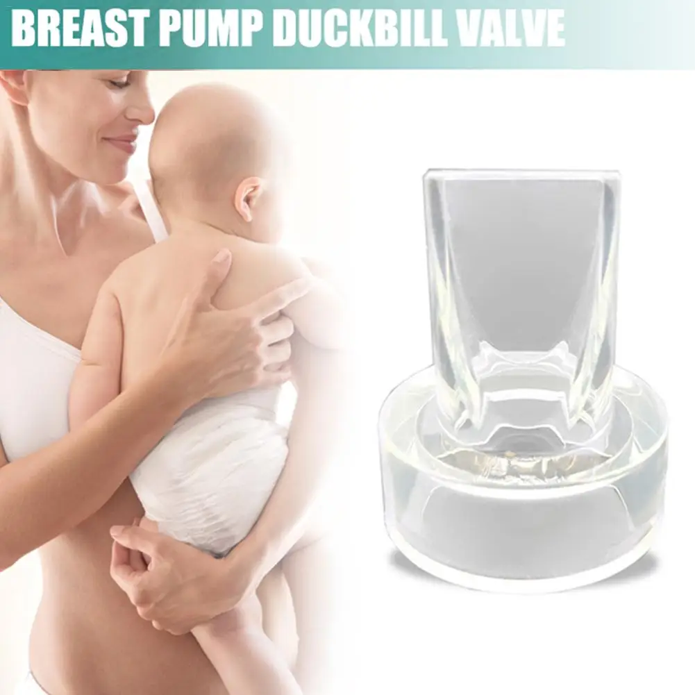 V&aacute;lvula de pico de pato para extractor de leche el&eacute;ctrico, extractor de leche con protecci&oacute;n de reflujo, reemplazo de silicona, 1 pieza-2