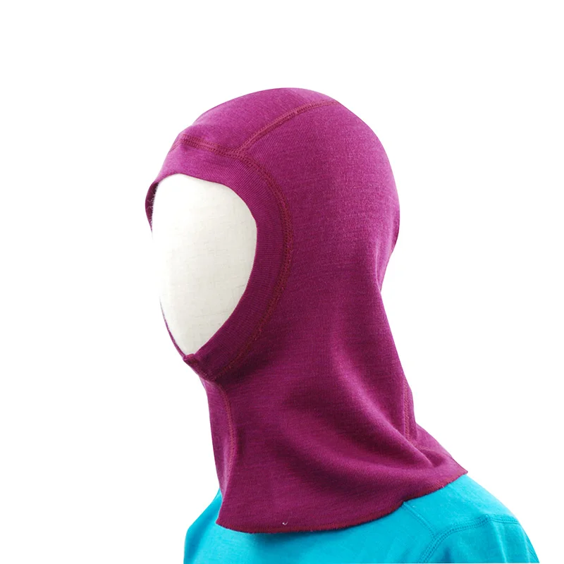 pure wool Мериносовая шерсть, детская теплая Балаклава, лицо в маске, детская шапка, ветрозащитная шапка для детей 0-6 лет - Цвет: pure wool