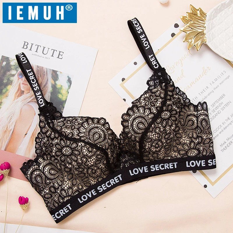 IEMUH новый сексуальный кружевной бюстгальтер для женщин пуш-ап набор белья