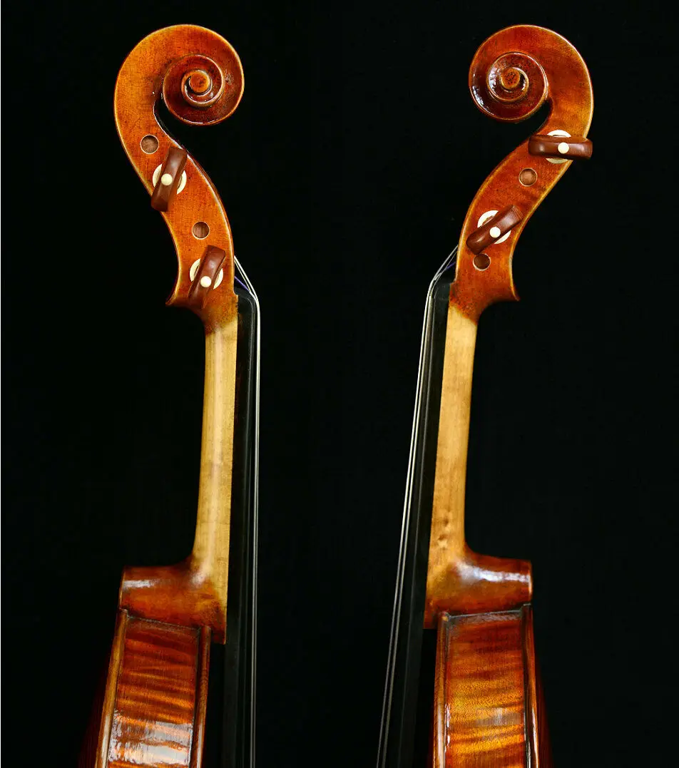 Настоящая скрипка мастерская ручная работа после скрипки Stradivari удивительный