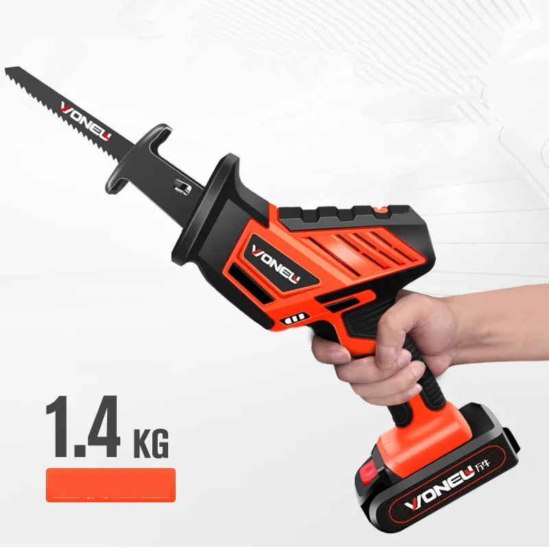 Литий перезаряжаемая сабельная пила бытовая маленькая высокая мощность