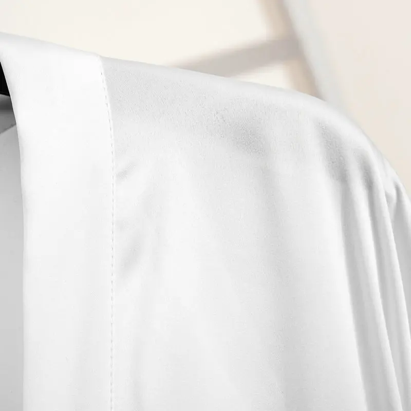 Новые халаты для подружек невесты женские матовый атласный кружевной халат