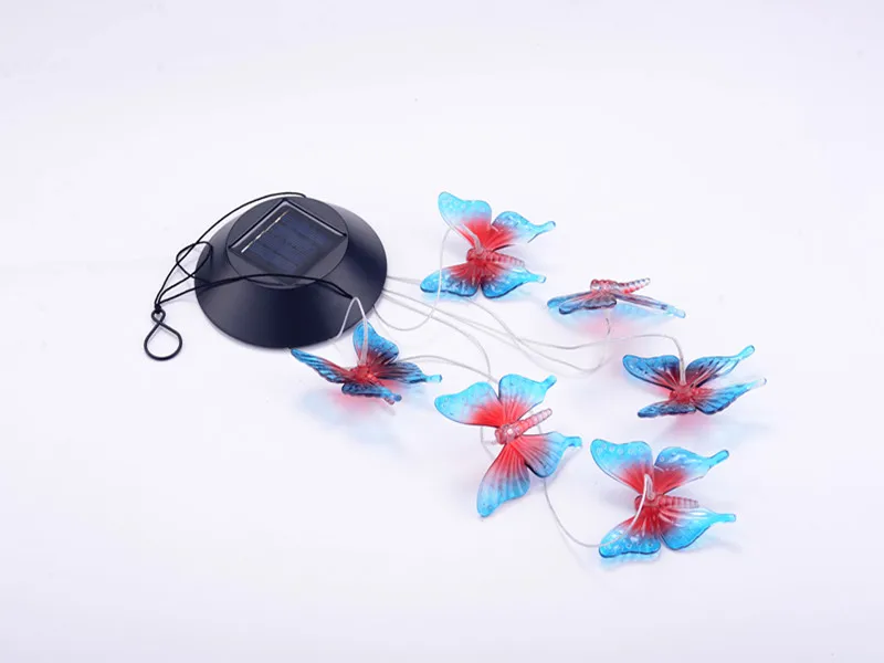 

Solar Energy Light Solar Energy Wind Bell Light Solar Energy Color Changing Butterfly LED Light Solar Energy Garden Light Court