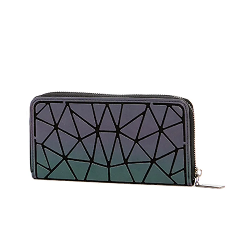 Luminous wallet 1pcs 3 шт. Модный комплект, женский рюкзак, ПВХ, голографический, светящийся, рюкзак для девушек, рюкзак, сумка, конверт, сумка через плечо - Цвет: Luminous wallet 1pcs