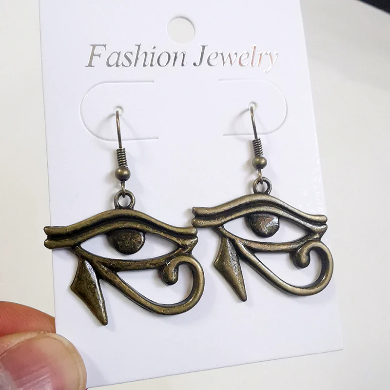 Египетские ювелирные изделия сглаза Висячие серьги для женщин Рождественский