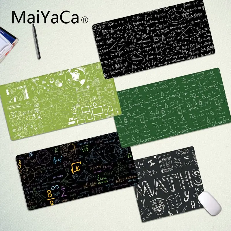 

MaiYaCa математическая химия дудлы Новые поступления Большой размер s DIY пользовательский коврик для мыши коврик Размер для большой игры CSGO Нас...