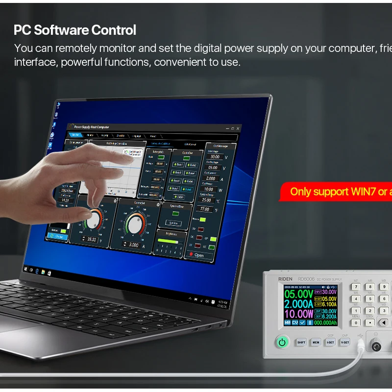 Новый блок питания RD6006 RD6006W USB /WiFi 60 в 6A DC понижающий модуль напряжения