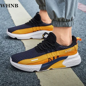 WHNB Men Fashion Casual Shoes 2020 Trending Mens Breathable Walking Sneakers Tenis Masculino Lightweight Zapatillas Deportivas