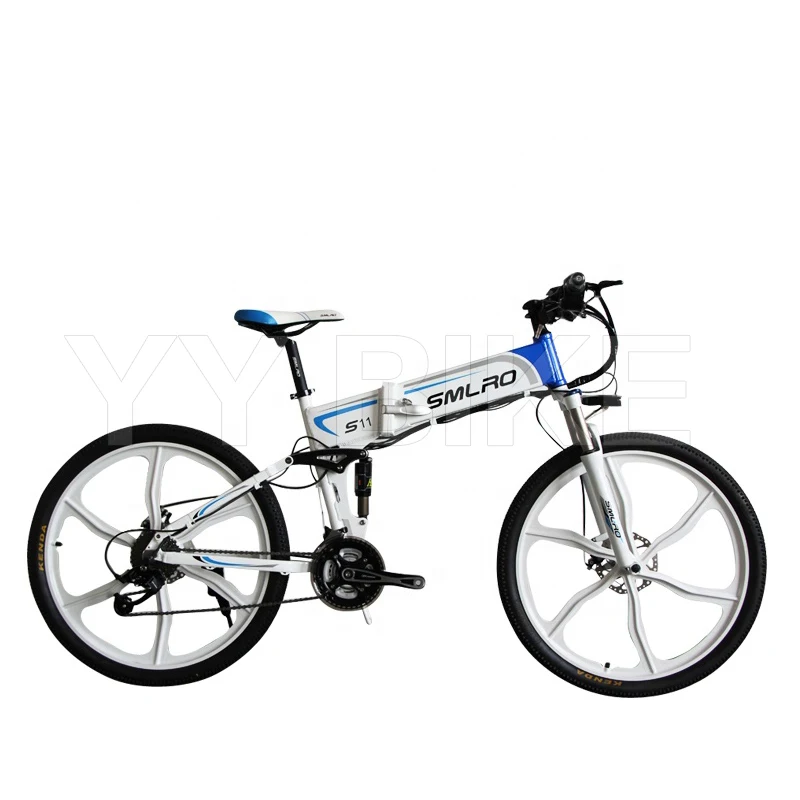 

SMLRO S11 S11S Adult Folding Electric Bike 26 Inch Wheel 1000W 48V 15AH 40KM/H Ebike 21 Speed Mobility Mountain Bicycle E-Bike