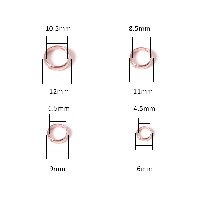 

Louleur 925 Sterling Silver Bead Frame Spacer Wrap Bead Hoop Round Encircle Beads Connector DIY Fine Jewelry Accessories Finding